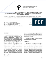 Factores Familiares, Individuales Y Sociales Que Influyen en El Origen Y Desarrollo de La Violencia Escolar Según Nuestros Mayores