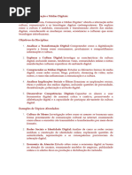 Atividade sobre Cultura Digital para Ensino Médio | PDF | Internet ...