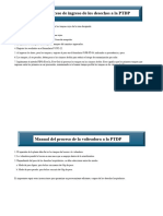 Manuales de Proceso Por Areas en La PTDP
