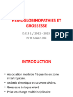 HEMOGLOBINOPATHIES ET GROSSESSE D.E.S 2021