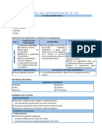 2 SESIÓN DE APRENDIZAJE 3°- ABRIL