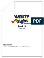 03 Write Right Beginner_3_Word Lists