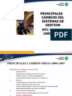 Principales Cambios OHSAS 18001 2007