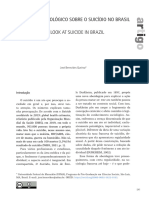 Um Olhar Sociológico Sobre o Suicídio No Brasil