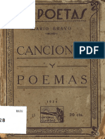 Mario Bravo - Poemas y canciones (1918)