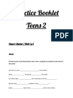 Practice Booklet Teens 2