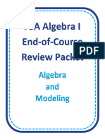 2016 MAFS Algebra 1 Review