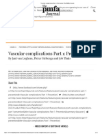 Vascular Complications Part 1 - Prevention