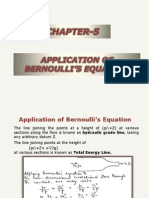 Applications of Bernoulli's Equation