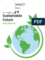 Report Shaping a sustainable future - One year on