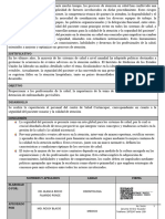 Informe, Seguridad Del Paciente - Usuario y La Calidad de Atencion..