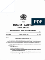 Jamaica Gazette Supplement Architects Seals 2010 May 14