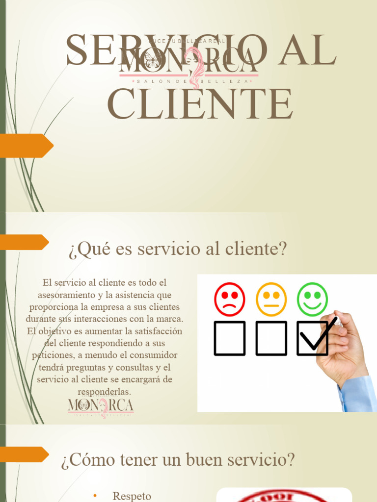Claves para un Excelente Servicio al Cliente | PDF | Servicio al ...