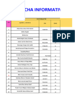 Ficha Formato de Información de PP - FF.