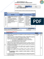 SESIÓN DE APRENDIZAJE N1-5to