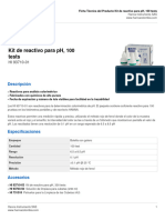 Kit de Reactivo para PH, 100 Tests: Descripción