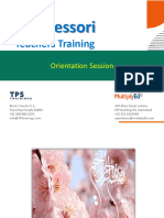 Montessori Orientation Session - MTTC-02 - MultiplyEd TPS