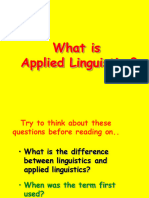 What Is Applied Linguistics-1