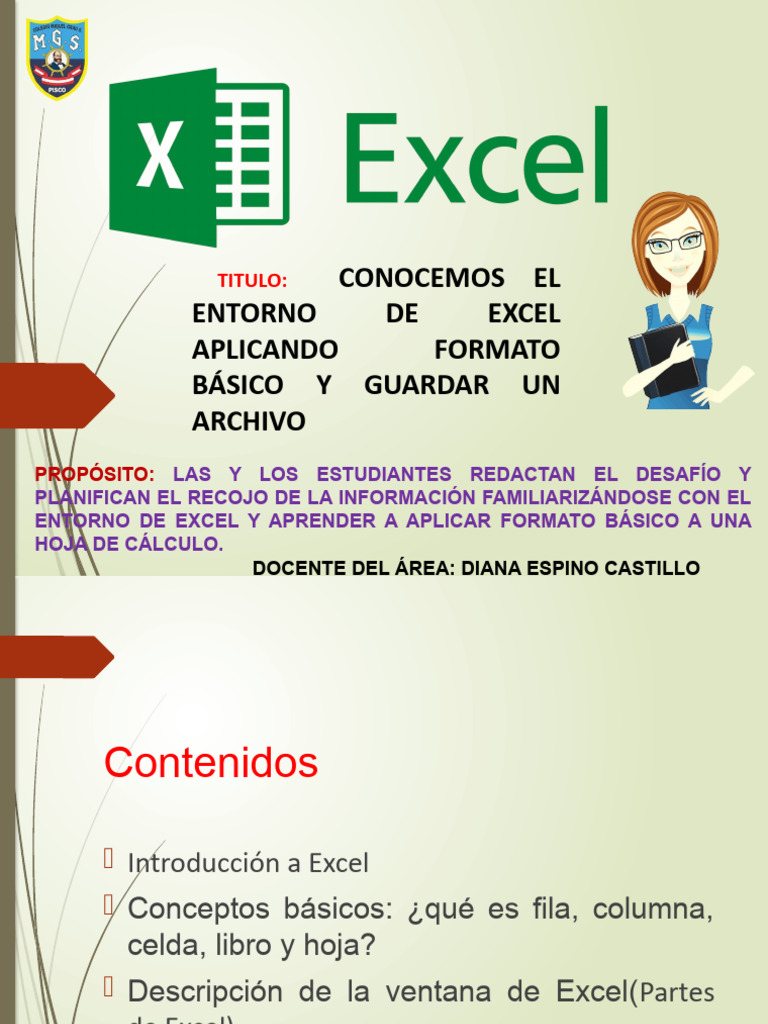 Introducción a Excel: Formato Básico | PDF | Microsoft Excel | Ventana ...