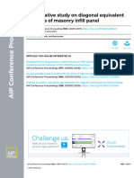 Comparative Study On Diagonal Equivalent Methods of Masonry Infill Panel