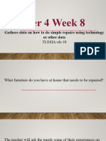 TLE 6 PPT Q4 W8 Day 1-5 - Gathers Data On How To Do Simple Repairs Using Technology or Other Data