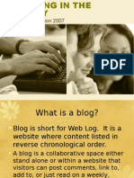 Blogging in the Library Revised