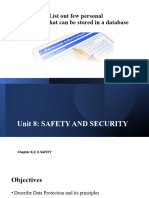 Chapter 8.2 Saftey and Security Done
