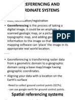 3. GEOREFERENCING AND  COORDINATE SYSTEMS -