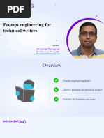 Webinar Prompt Engineering For Technical Writers