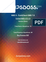 NSE5 - FCT 7.0 Demo