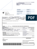 Via para Pagamento Nota Fiscal - Fatura/Conta de Energia Elétrica