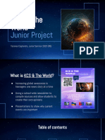 first semester self-directed junior project -tasanee cogliandro - final presentation  kcs   the world 