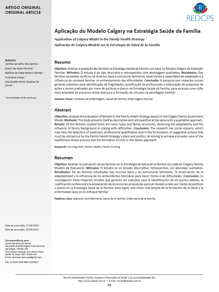 modelo calgary familiar | PDF | Família | Sociologia