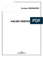 Valses Poeticos 2 Guitares Arr Thomas Plantey