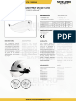 Ficha Tecnica Visera de Seguridad para Casco Yako 2503511010942