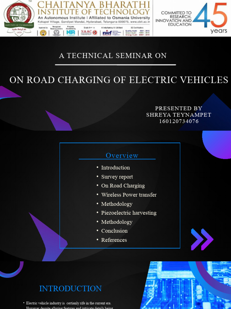 On Road Charging of Electric Vehicles | PDF | Rectifier | Power Inverter