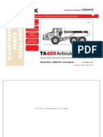 2009 TEREX TA400 Articulated Truck Parts Manual