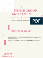Reference Group and Family