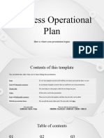 Business Operational Plan