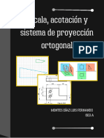 Escala, Acotación y Sistema de Proyección Ortogonal