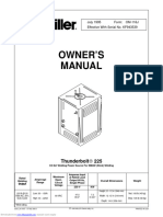 Miller Welds Thunderbolt 225 Manual