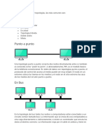 Existen Varios Tipos de Topologías