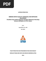 Download Dimensi Servqual STISI Telkom - Agung R by Agung R Fattah SN72330911 doc pdf