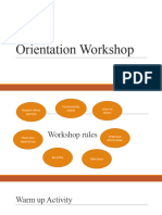 Orientation Workshop DP