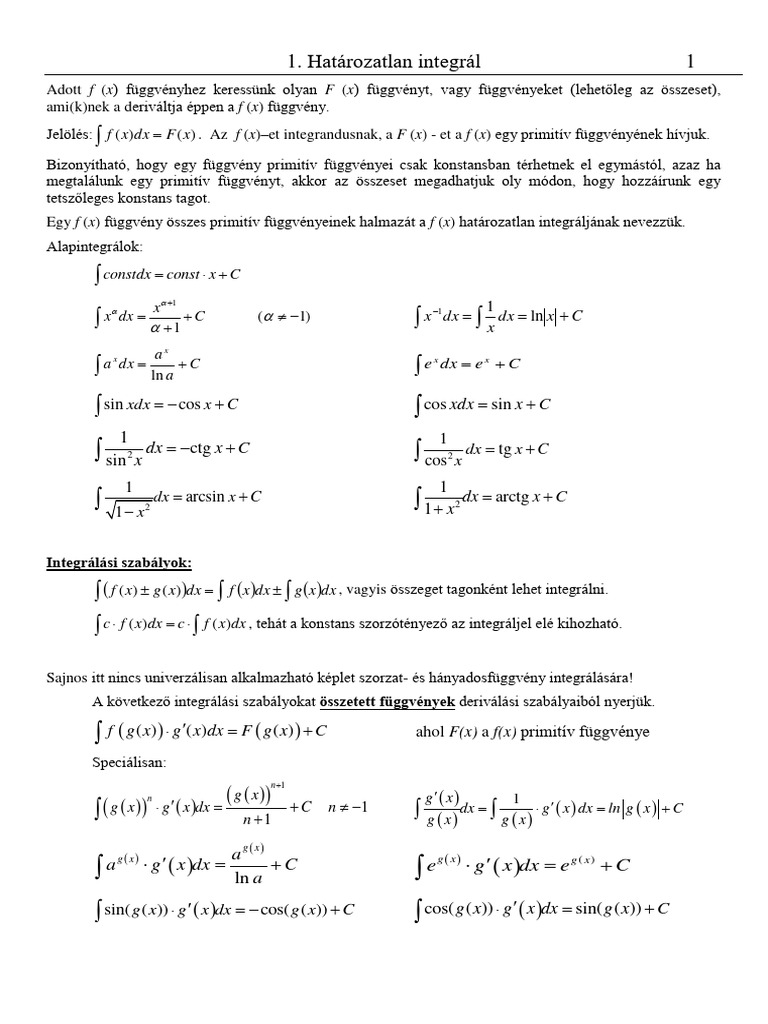 01 hatarozatlan integral pdf