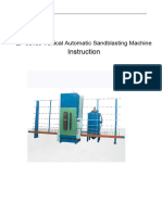 Manual for sandblasting machine