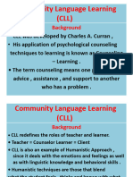 Community Language Learning (CLL) : Background