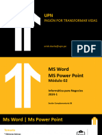 S03M02 - MS Word y MS Power Point