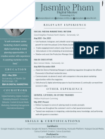 Professional Resume Jasmine Pham Web