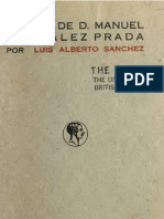 Elogio de D. Manuel González Prada por Luis Alberto Sánchez